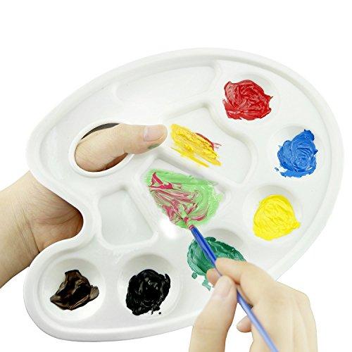 Art Alternatives Paint Tray, 10 Wells With Thumb Hole Pack Of 1 (Palette) (608408874911)